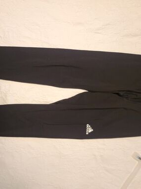 Adidas Black Athletic Track Pants with Logo